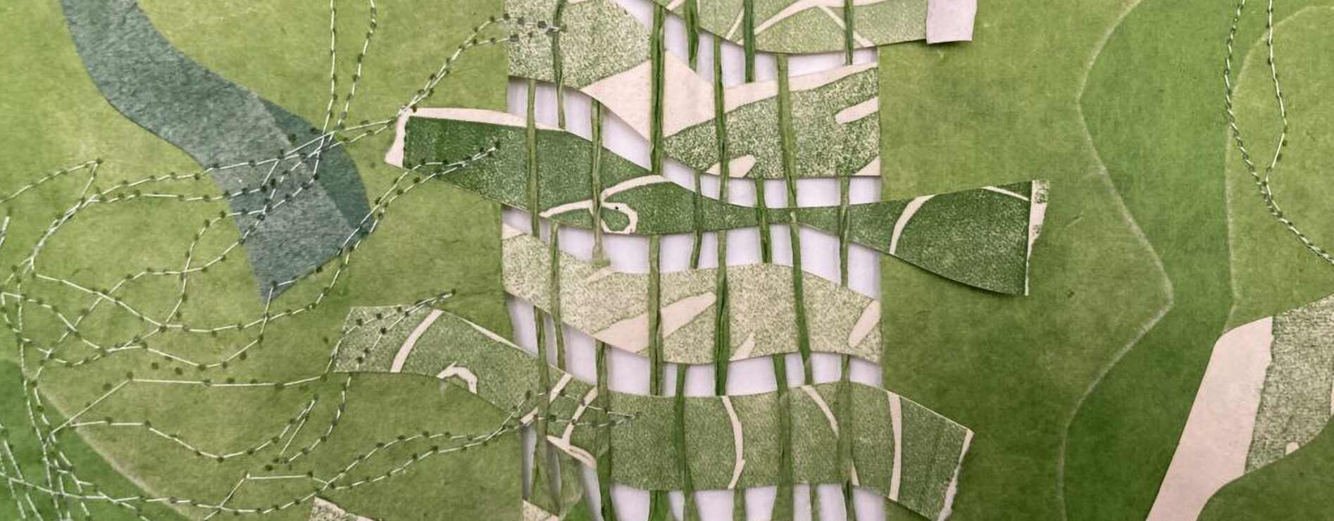 Fibers Arts "Algae Bloom" by Suzi Ballenger
